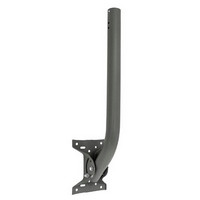 J Pipe Mount & Foot, 1 5/8 OD, 22 Inches, sold as 2 Per Pack